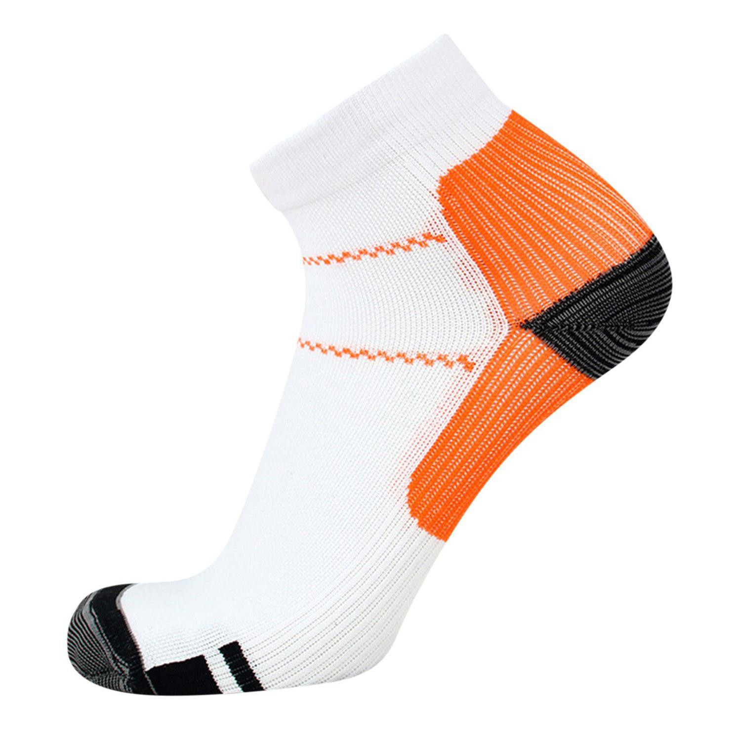 Unisex-Söckchen mit Kompression - S / M - Orange