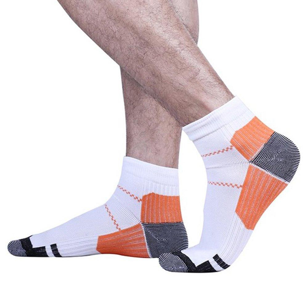 Unisex-Söckchen mit Kompression - S / M - Orange