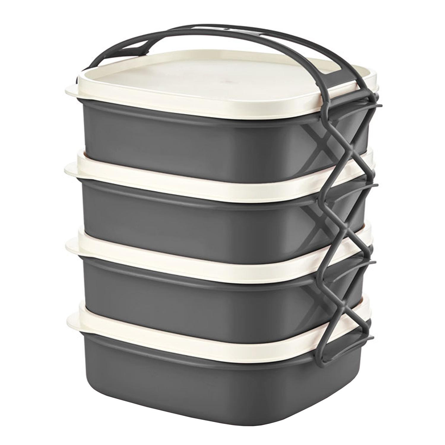 Große Lunchbox in 4 Teilen