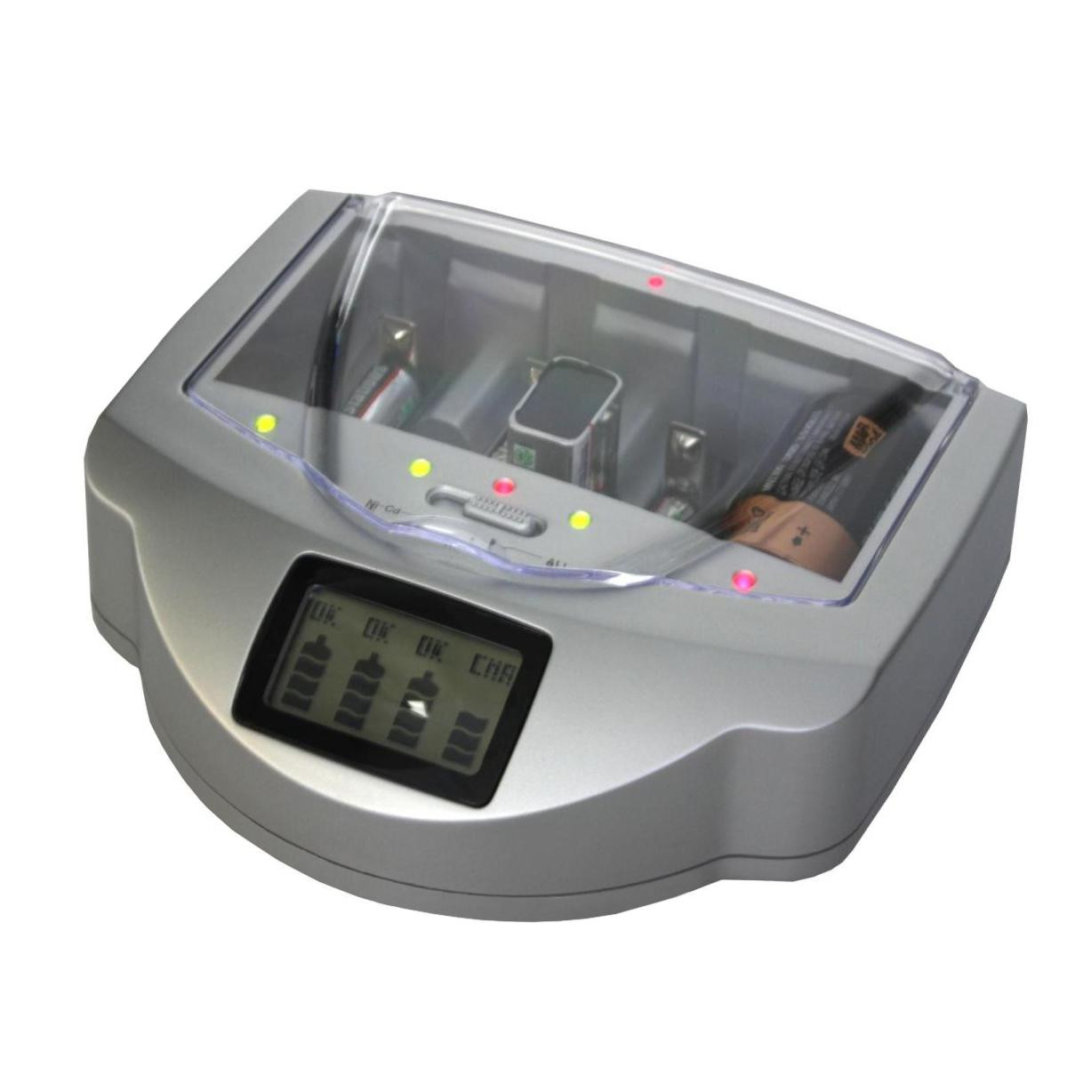 Universal-Ladegerät mit LCD-Display