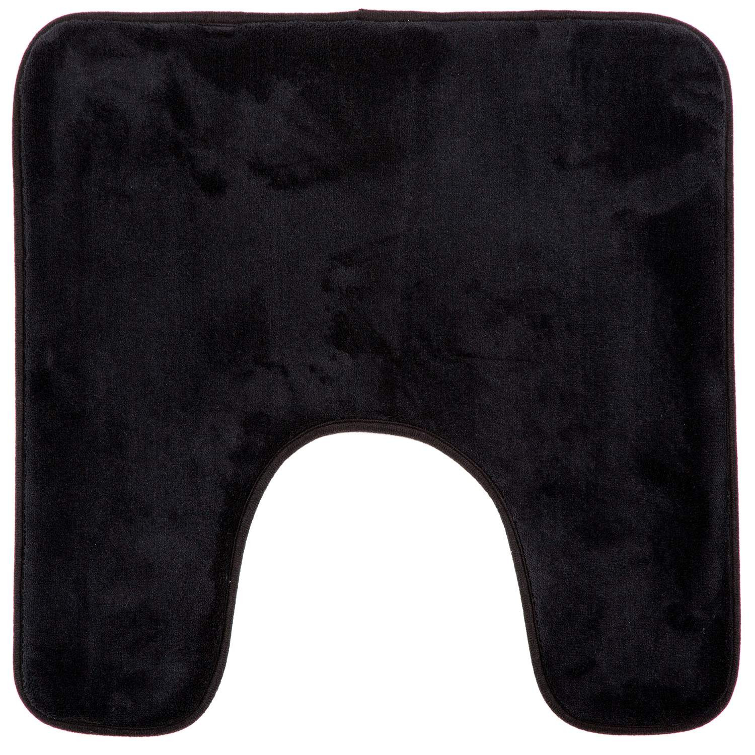 U-shaped Bathroom Mat - Black