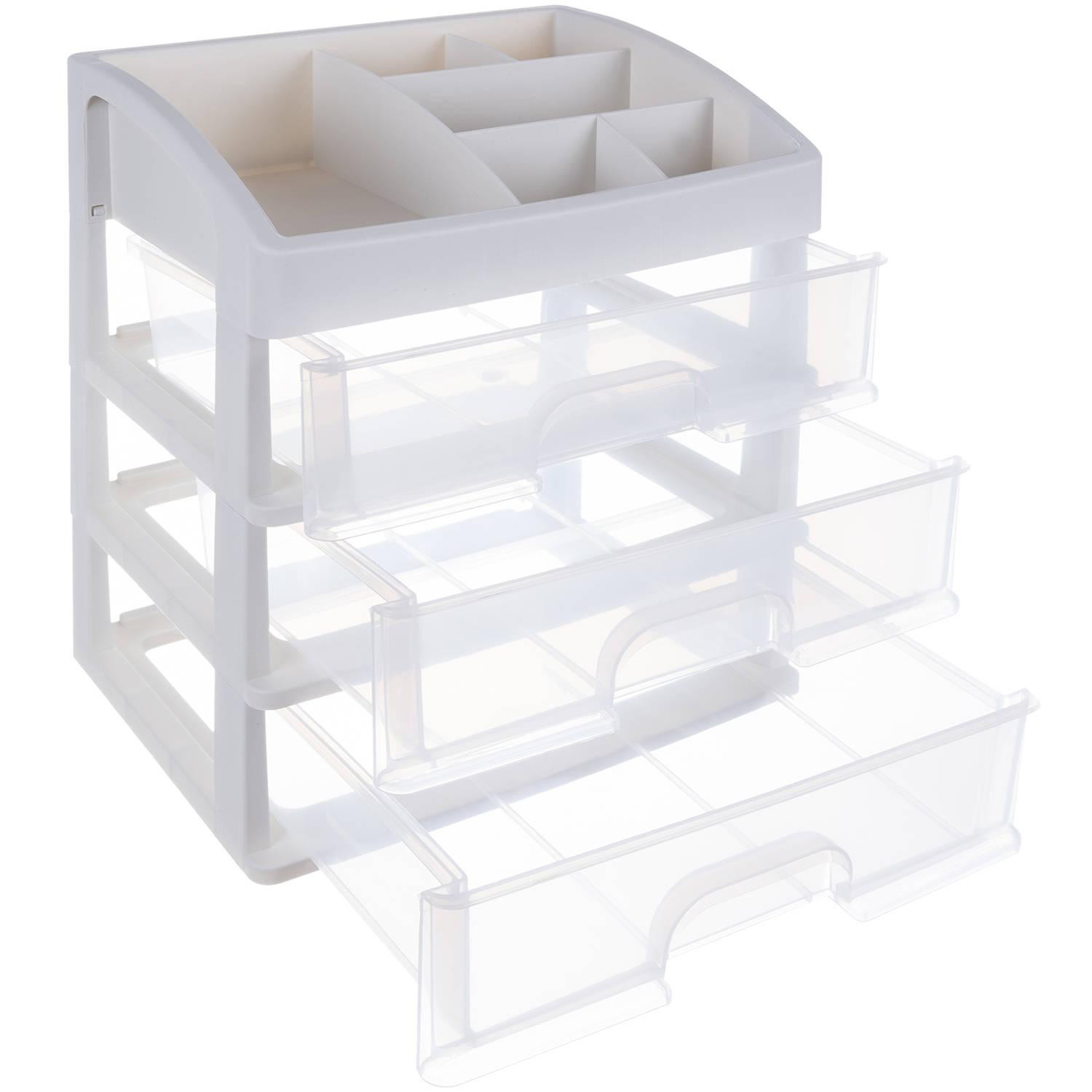 Makeup stand with drawers