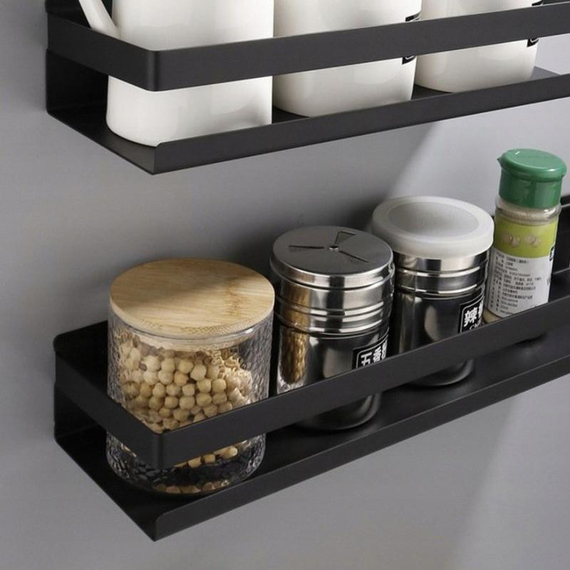 Wall Shelf - Black metal