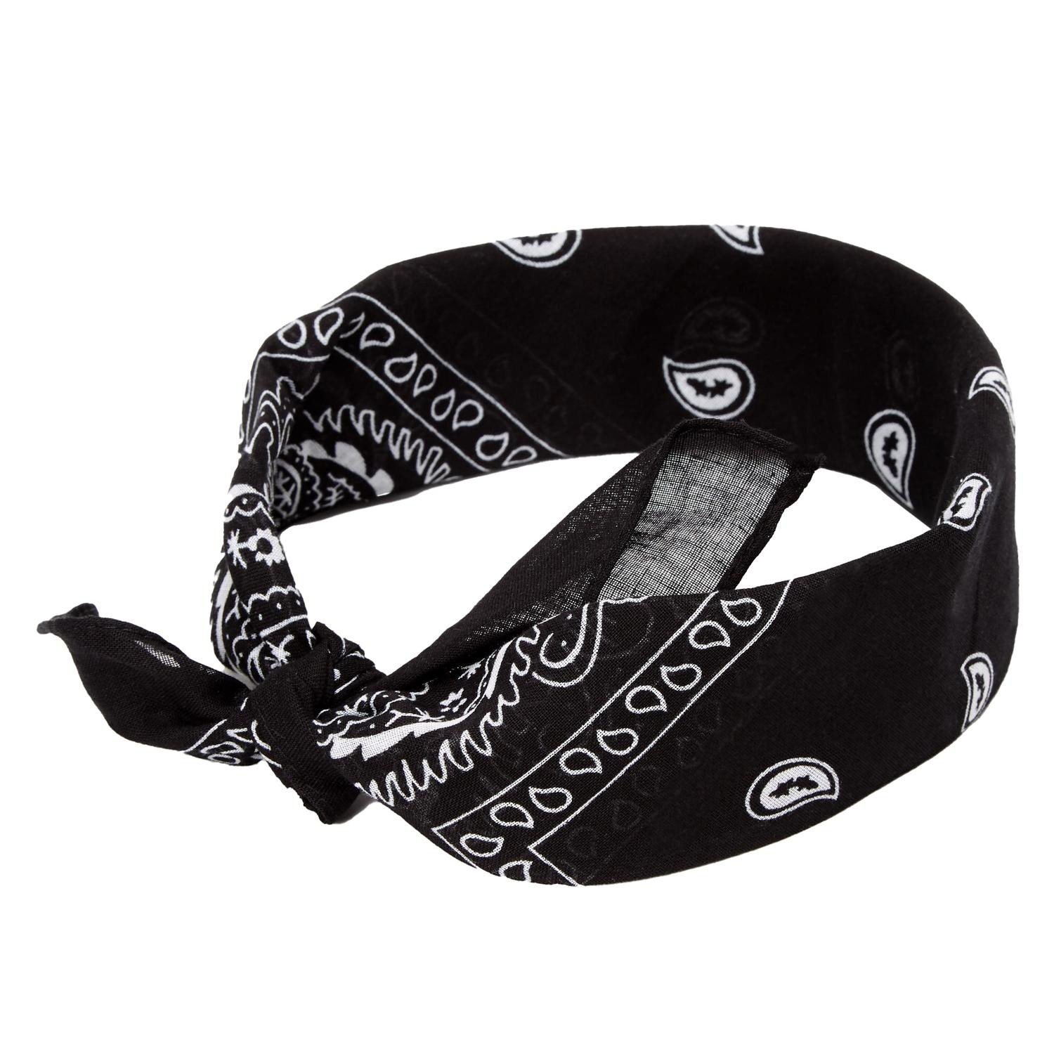 Pañuelo, Estampado - Negro