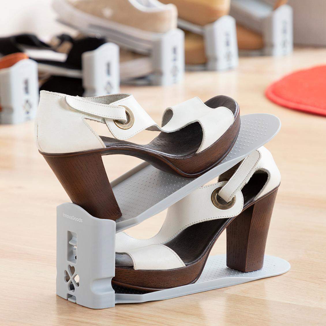 Range-chaussures ajustable - 6 paires