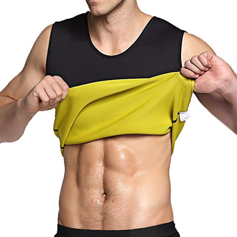 Training Top with sauna effect - Yellow