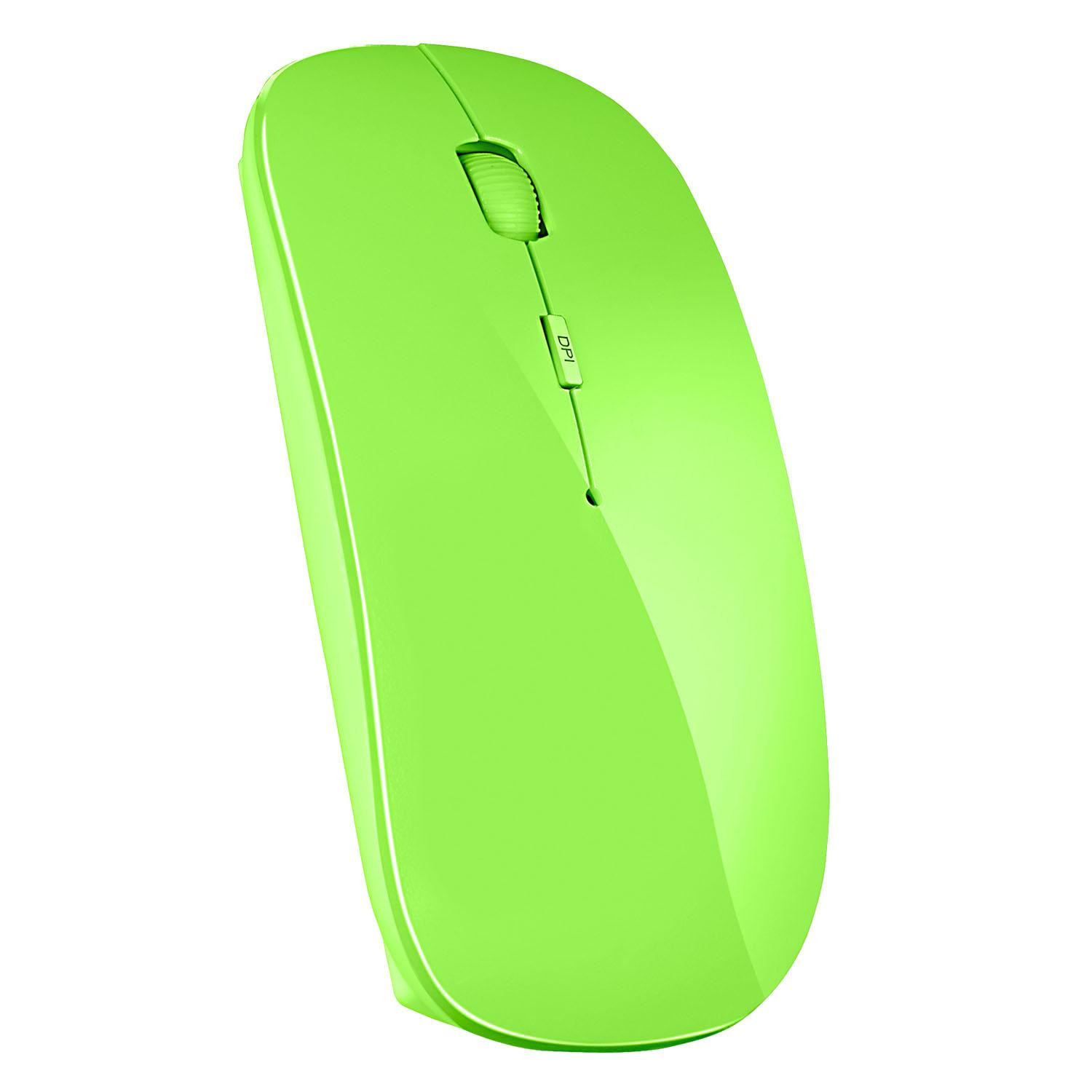 2.4 GHz Wireless Mouse - Super Thin Design - Green