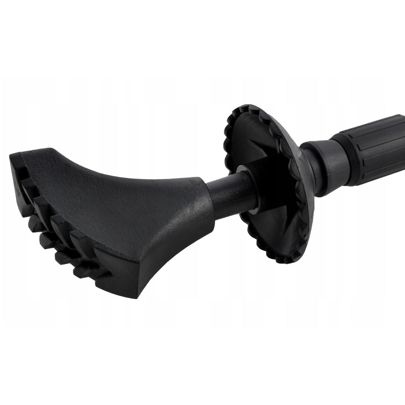 2 bastoncini da trekking con accessori - neri