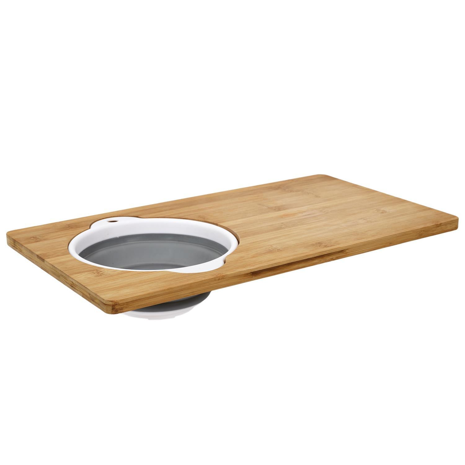 Cutting board with Colander - Bamboo