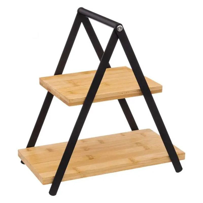 Serving tray with 2 levels