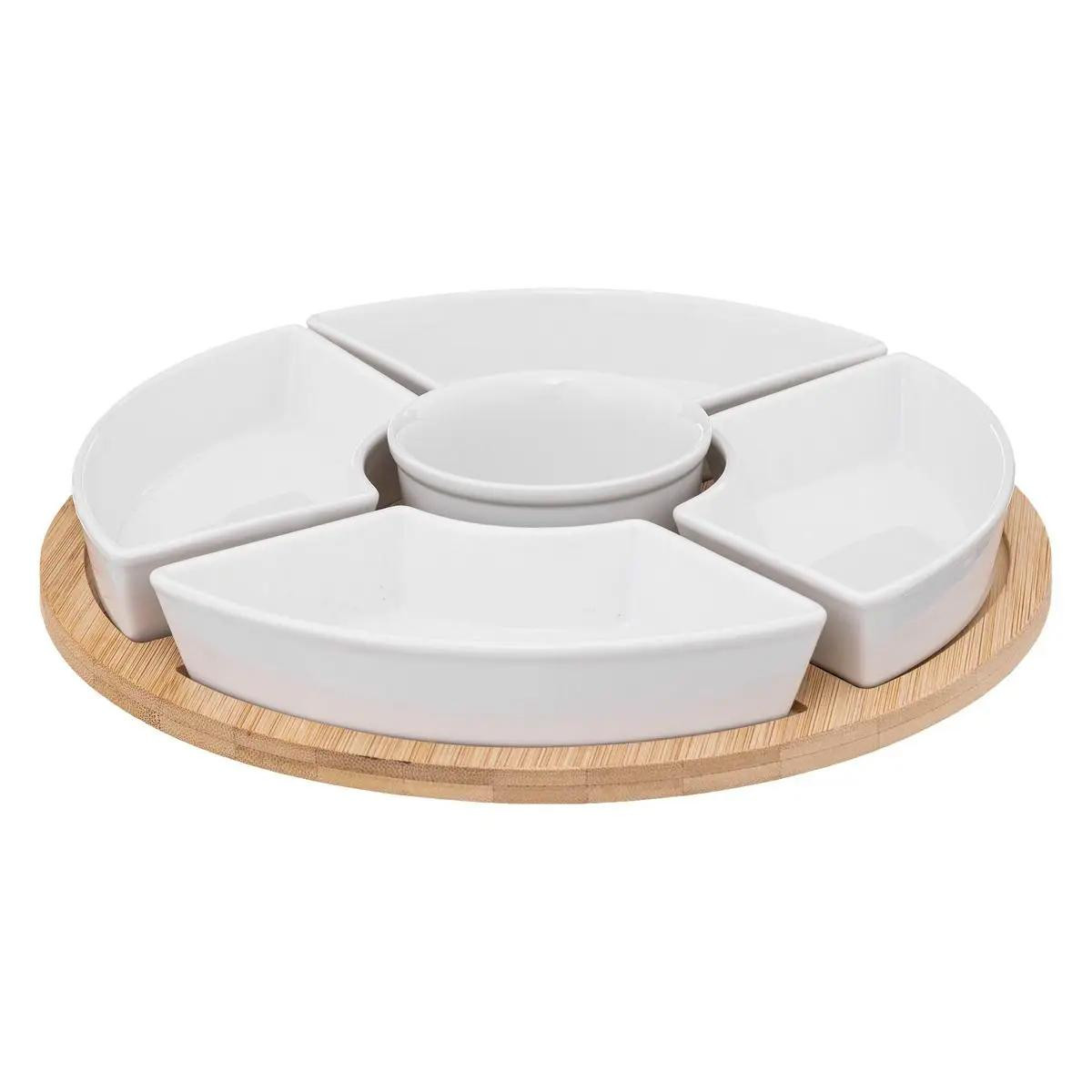 Serviertablett mit 5 Schalen