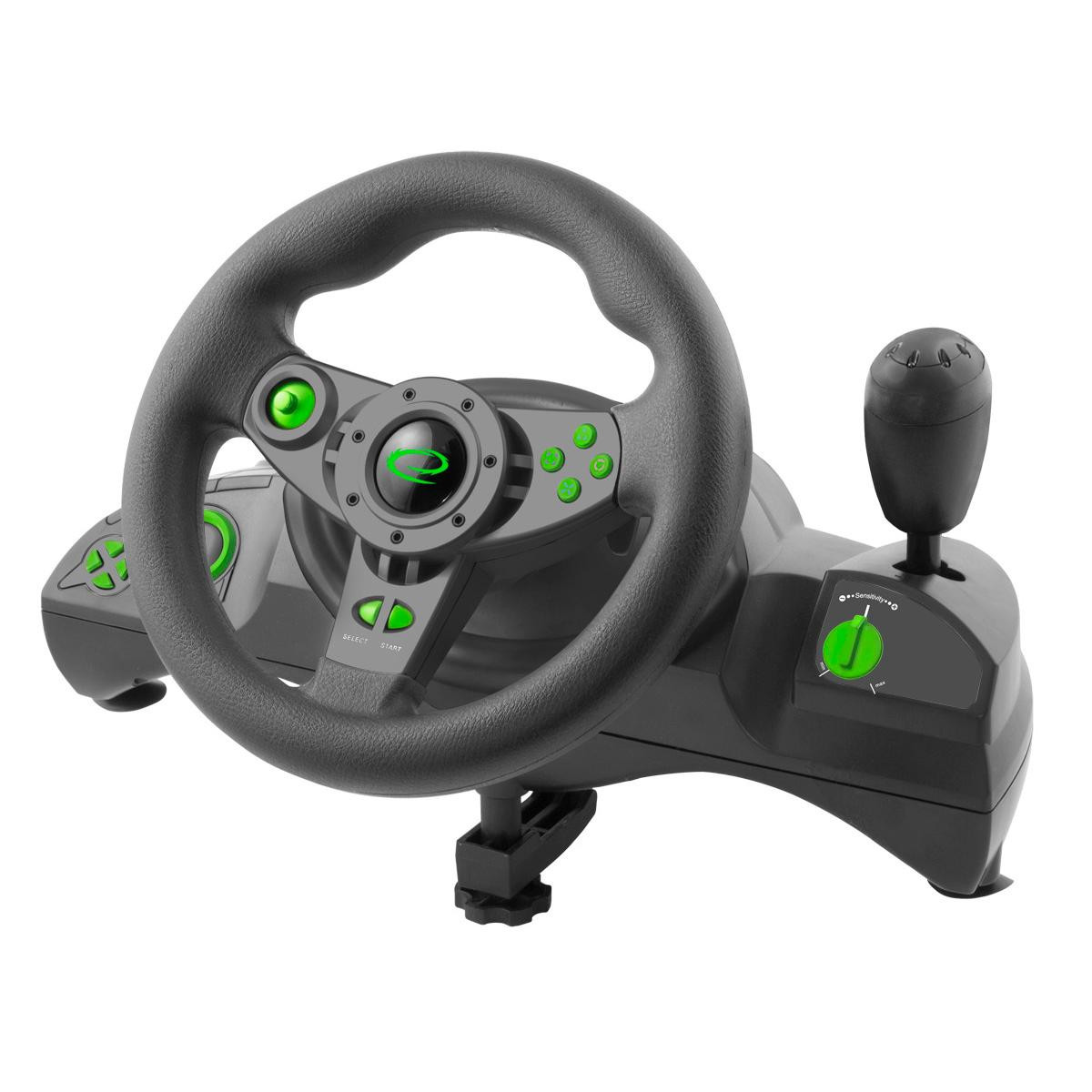 Esperanza - Herný volant a pedále pre PC/PS3 - Nitro